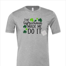 Load image into Gallery viewer, The Leprechaun Made Me Do It Short Sleeve T-Shirt - Youth